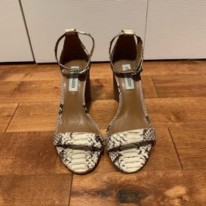 Steve Madden Snakeskin Sandals